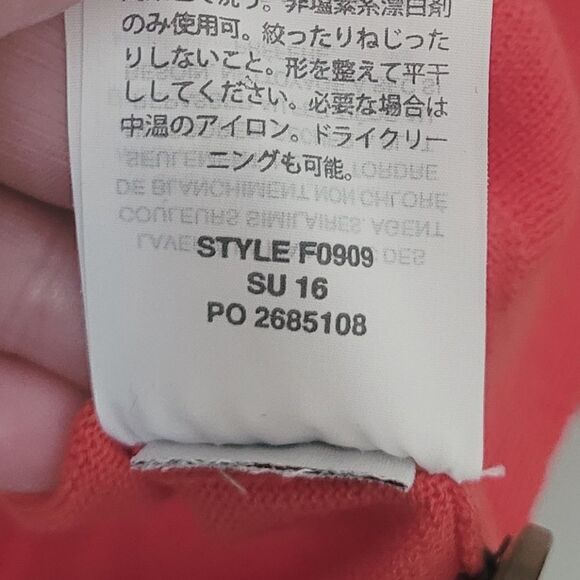 J.Crew Cotton Button Front Lightweight Cardigan in Orange Size XXS - Picture 2 of 6